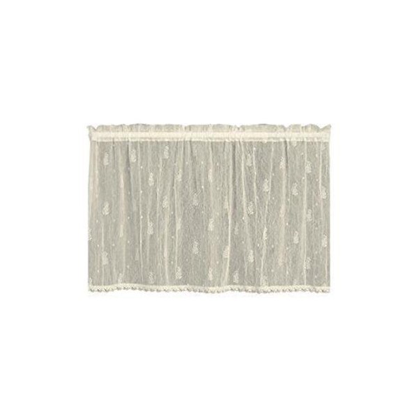 Heritage Lace Heritage Lace 7170E-4530HT Pineapple 45 x 30 in. Tier; Ecru - 7170E-4530HT