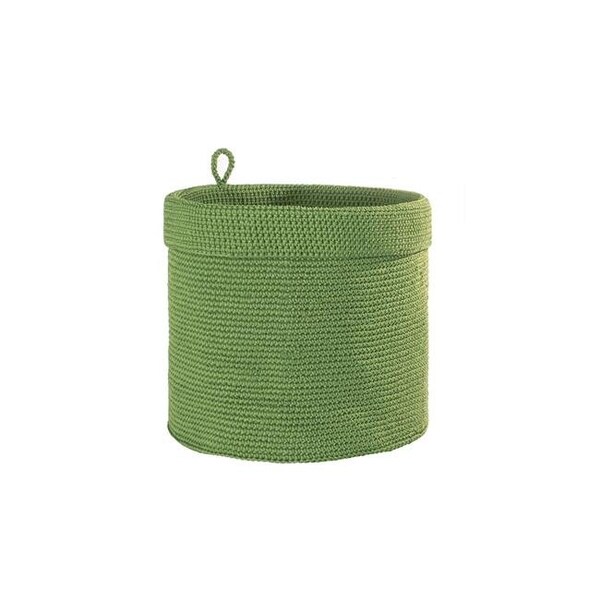 Heritage Lace Heritage Lace MC-1115SG 12 x 12 in. Mode Crochet Round Basket; Sage - MC-1115SG