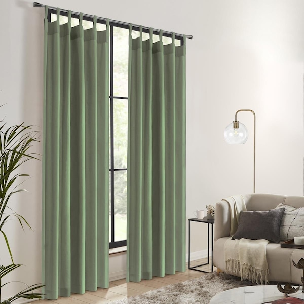 Thermalogic 40 x 63 in. Weathermate Topsions Curtain Panel, Sage - 72107-272-80-63-714