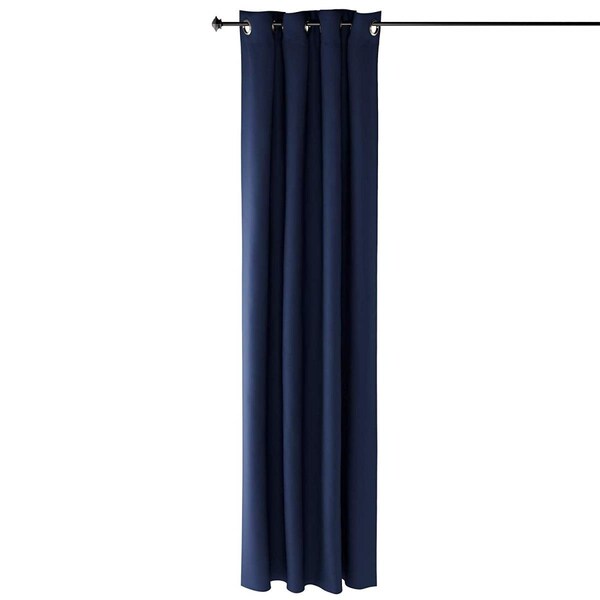 Furinno Collins Blackout Curtain, 52 x 95 in. - 1 Panel - Dark Blue - FC66005DBL