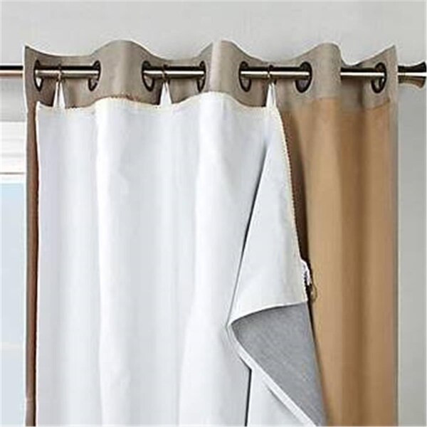 Commonwealth Home Fashions 88 in. Thermalogic Ultimate Multi Purpose Hotel Quality Blackout Curtain Liner - 70472-150-88