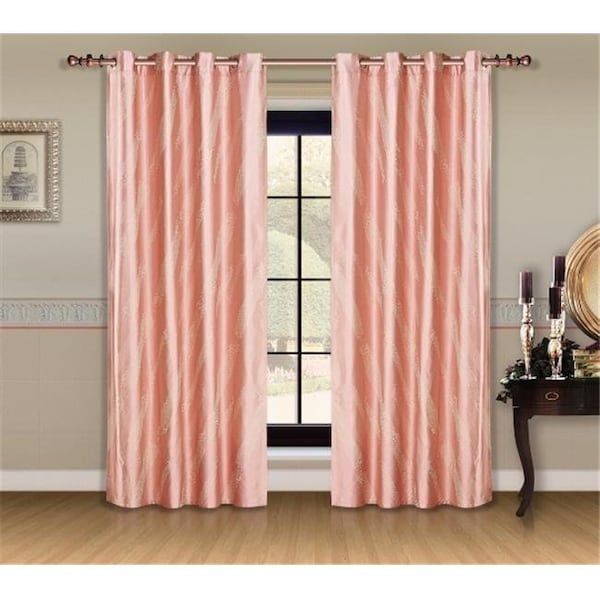 Dolce Mela Dolce Mela DMC460 Dolce Mela DMC460 Window Treatments Damask Drapes Capri Curtain Panels - DMC460