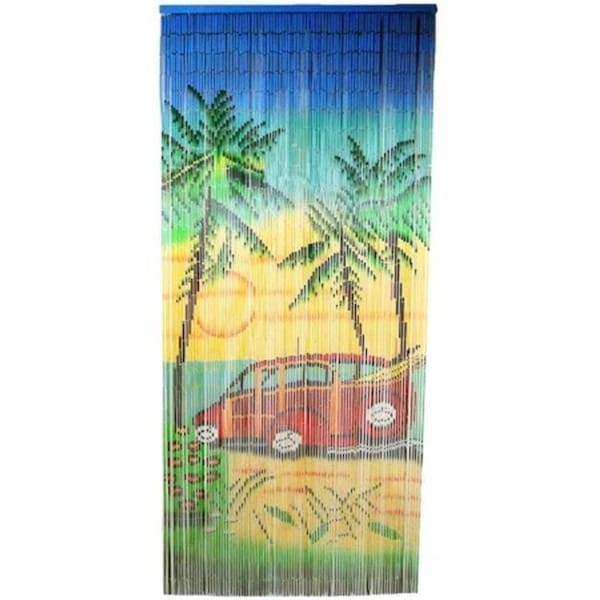 Bamboo54 Bamboo54 5253 Woody Car Scene Curtain - 5253
