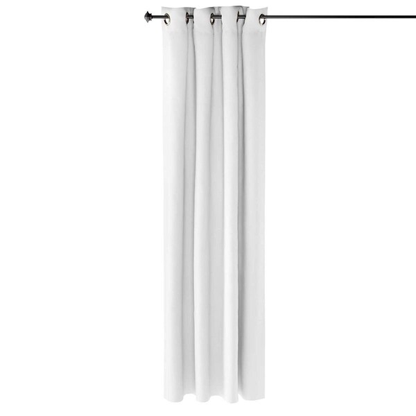 Furinno Collins Blackout Curtain, 52 x 84 in. - 1 Panel - White - FC66004WH