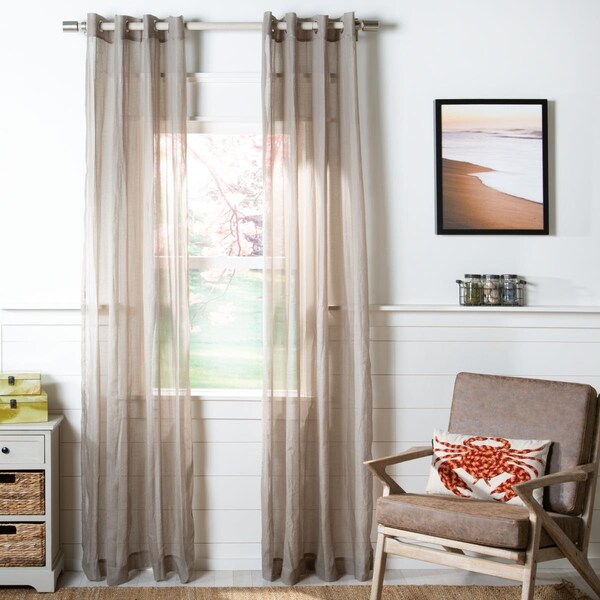 Safavieh 52 x 96 in. Kannon Window Panel - Tan - WDT1046B-5296