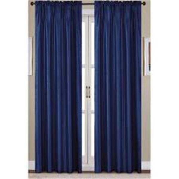 Rt Designers Collection RT Designers Collection PNN08697 Nikki Faux Silk 54 x 95 in. Rod Pocket Panel; White - PNN08697