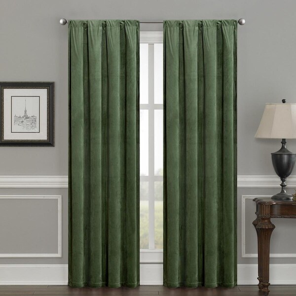 Silk Home Silk+Home Light Filtering Rod Pocket Single Curtain Panel 52"x84" - W0070052095EVG122