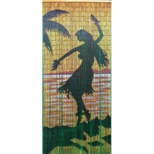 Bamboo54 Bamboo 54 5291 Hula Girl Silohuette Curtain - 5291