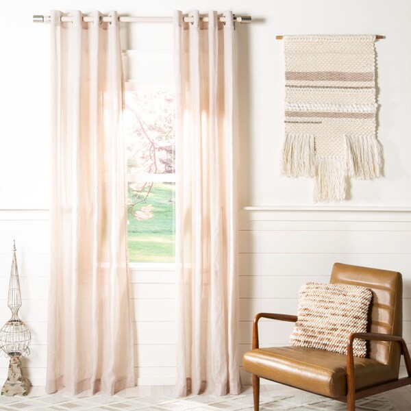 Safavieh 52 x 84 in. Makena Window Panel - Sand - WDT1040C-5284