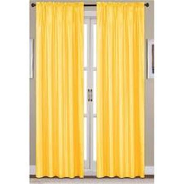 Palacedesigns Nikki Faux Silk 54 x 90 in. Rod Pocket Panel, White - PA3178015