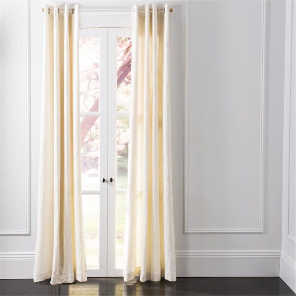 Safavieh 52 x 84 in. Grevena Window Panel, Ivory - WDT1008A-5284