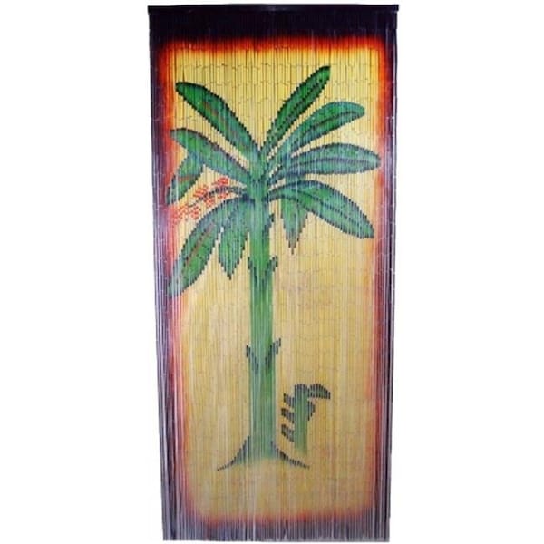 Bamboo54 Bamboo54 5250 Banana Tree Scene Curtain - 5250