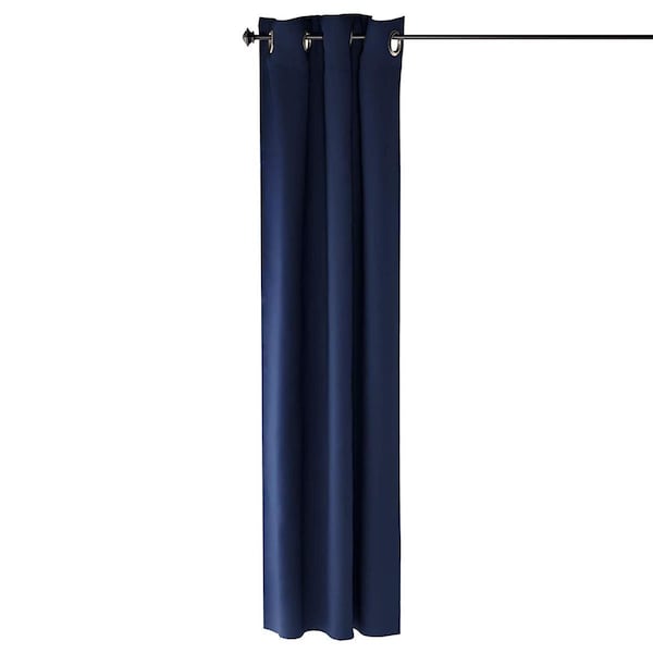 Highkey Collins Blackout Curtain, 42 x 84 in. - 1 Panel - Dark Blue - LR1593111