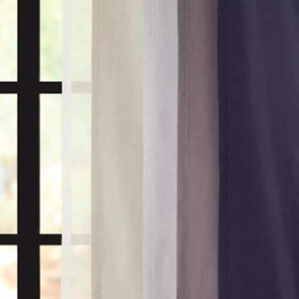 Umbra Umbra Twilight Linen Blackout Curtains 52 in. W X 84 in. L - 1017282-354