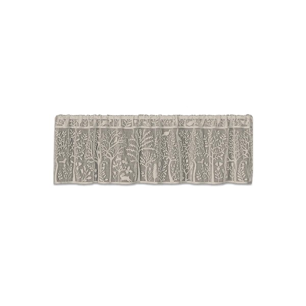 Back2Basics 60 x 15 in. Rabbit Hollow Valance, Cafe - BA3507758