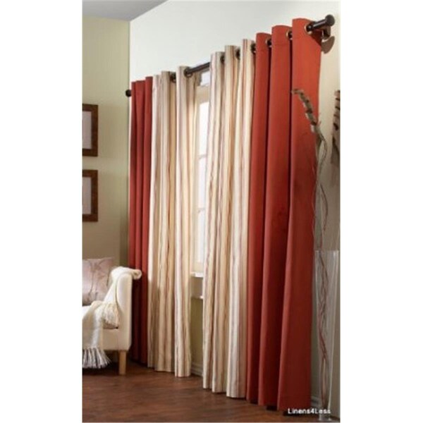 Commonwealth Home Fashions Commonwealth Home Fashion 54 in. Thermalogic Insulated Grommet Top Curtain, Black - 70370-188-103-54