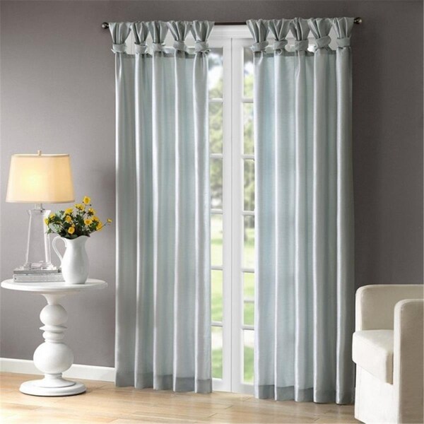 Madison Park Emilia Window Curtain, Blue - WIN40-121