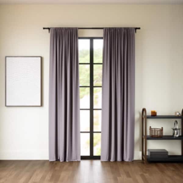 Umbra Umbra Twilight Charcoal Blackout Curtains 52 in. W X 63 in. L - 1017283-149