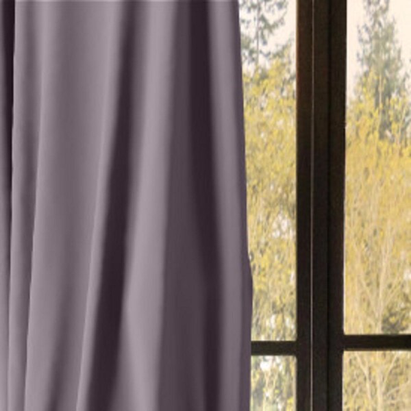 Umbra Umbra Twilight Charcoal Blackout Curtains 52 in. W X 63 in. L - 1017283-149