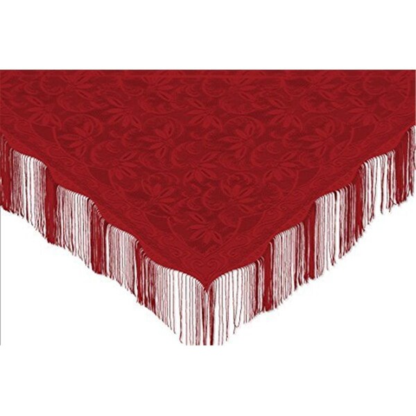 Back2Basics 62 x 72 in. Crimson Allure Poncho; Crimson - BA308700