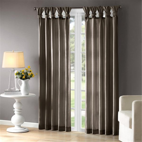 Madison Park Emilia Window Curtain, Pewter - 84 in. - MP40-1299