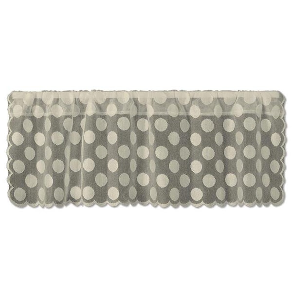 Heritage Lace Heritage Lace 7280C-5814 58 x 14 in. Polka Dot II Valance - 7280C-5814