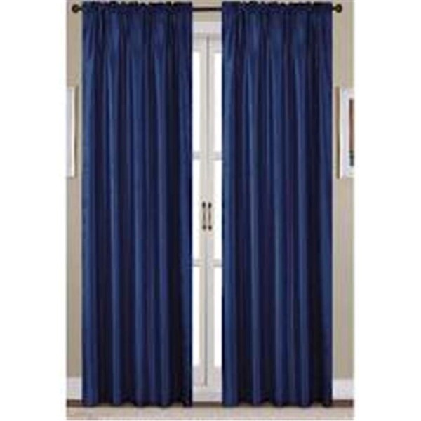 Palacedesigns Nikki Faux Silk 54 x 95 in. Rod Pocket Panel, White - PA3178017