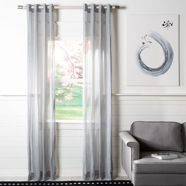 Safavieh 52 x 84 in. Kannon Window Panel - Grey - WDT1046A-5284