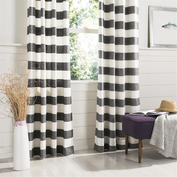 Safavieh 52 x 84 in. Rafina Window Panel, Grey - WDT1006A-5284