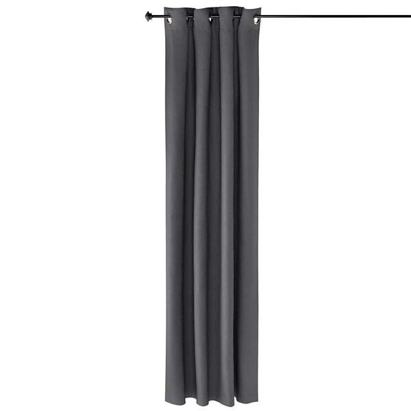Furinno Furinno FC66005DGY Collins Blackout Curtain; 52 x 95 in. - 1 Panel - Dark Grey - FC66005DGY