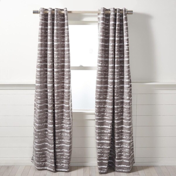Safavieh 52 x 96 in. Brynleigh Single Panel Window Treatment, Grey - WDT1057D-5296