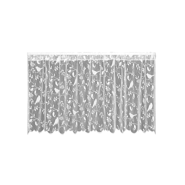 Heritage Lace 60 x 30 in. Bristol Garden Tier, White - 6305W-6030