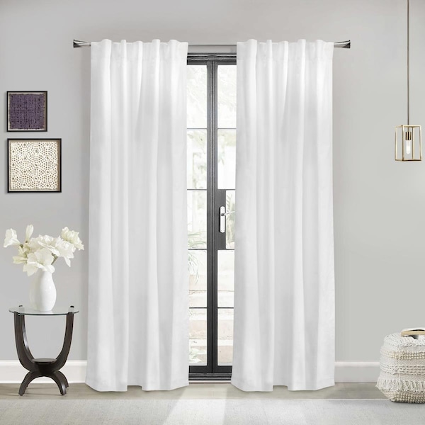 Thermalogic 40 x 84 in. Weathermate Topsions Curtain Panel, White - 72107-272-80-84-001