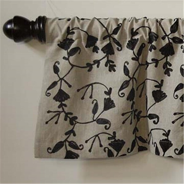 Doba-Bnt Bristol 52 x 16 in. Valance, Sage Tea - SA1559205