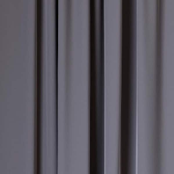Umbra Umbra Twilight Charcoal Blackout Curtains 52 in. W X 95 in. L - 1017284-149