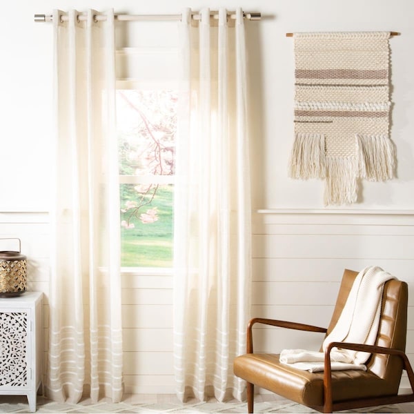 Safavieh 52 x 84 in. Delancey Window Panel - Assorted Color - WDT1052A-5284
