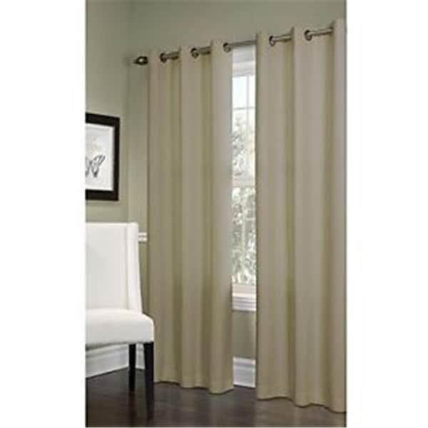Commonwealth Home Fashions 84 in. Thermalogic Prelude Insulated Grommet Curtain Panel, Taupe - 70681-109-517-84