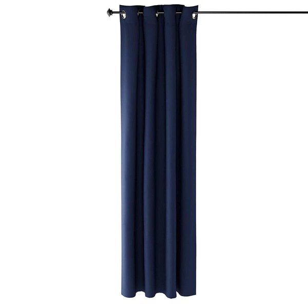 Furinno Collins Blackout Curtain, 52 x 84 in. - 1 Panel - Dark Blue - FC66004DBL