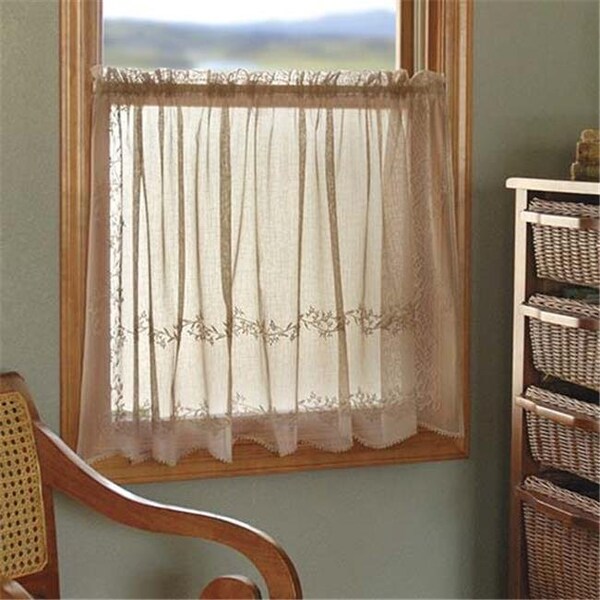 Heritage Lace Heritage Lace 8220X-6036 60 x 36 in. Sheer Divine Tier - 8220X-6036