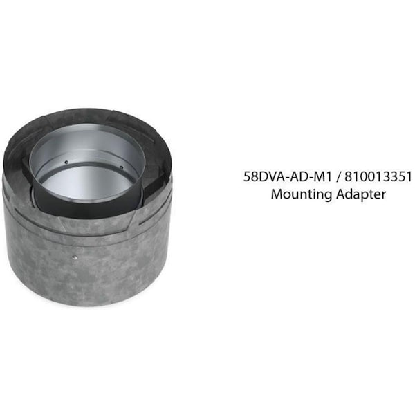 Dura Vent Dura Vent 58DVA-AD-M1 5 x 8 in. Direct Vent Pro Mount Collar Adapter - 58DVA-AD-M1