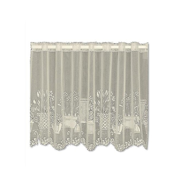 Heritage Lace Heritage Lace 6275E-6030 Window Garden 60 x 30 in. Tier - Ecru - 6275E-6030
