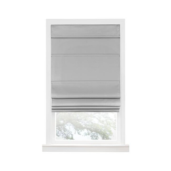Achim Importing Achim RSCO29GY04 29 x 64 in. Cordless Blackout Roman Window Shade; Grey - RSCO29GY04