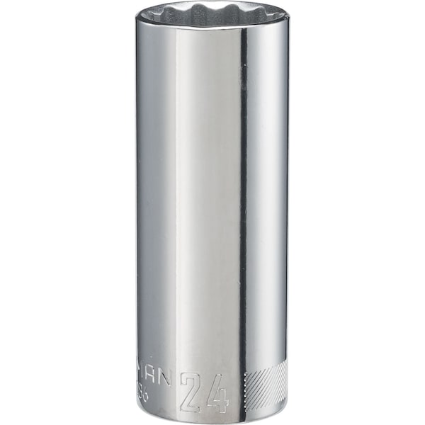 Llaves de vaso Craftsman, 1/2" de 12 puntos 24mm Profundo S - CMMT12086