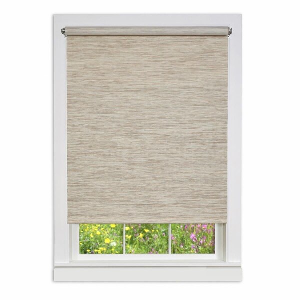 Eyecatcher 37 x 72 in. Cords Free Privacy Jute Shade, Natural - EY2511758