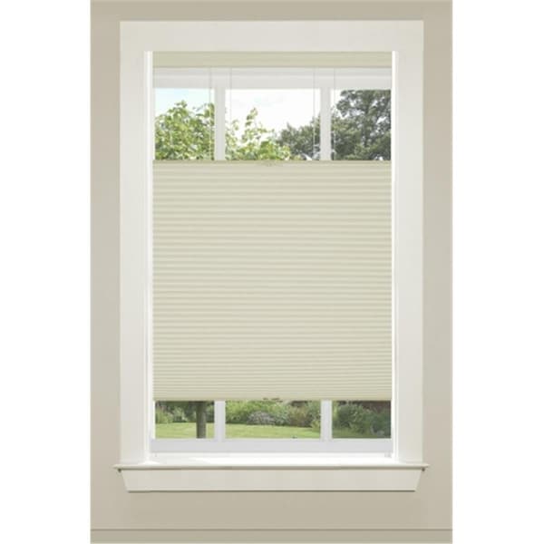 Eyecatcher Top-Down Bottom-Up Cordless Honeycomb Cellulat Shade, Alabaster - 27 x 64 in. - EY2511610