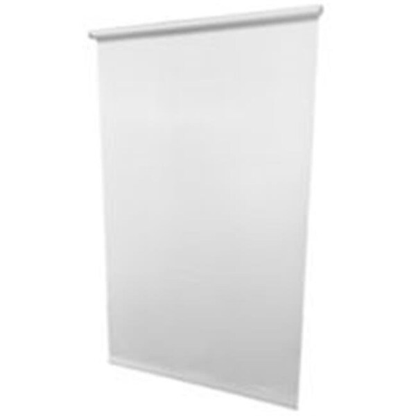 Jensendistributionservices 6 mil Room Darkening Vinyl Window Shade; White - 55 x 78 in. - MI1597753