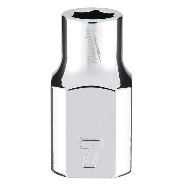 Llave de vaso métrica de 7mm de 6 puntas con CUATRO LADOS PLANOS - 45-34-9077