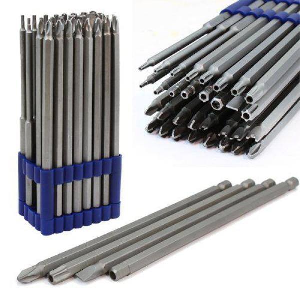 Juego de 32 piezas de puntas de seguridad de destornillador de multiple bits extra largo de acero Torx de XtremepowerUS de 6 pulgadas - 32351-XPH