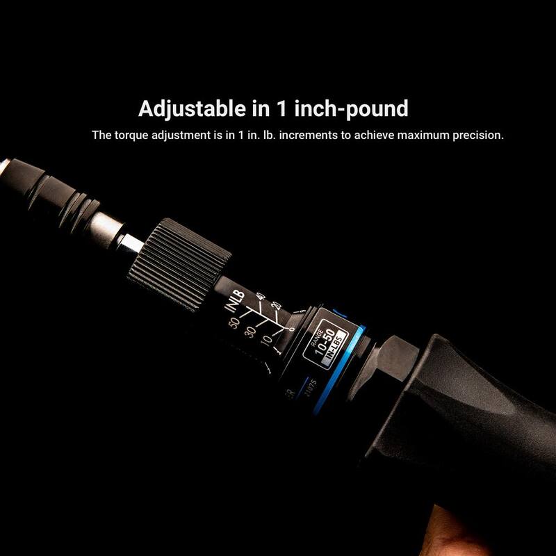 Juego de destornilladores de torque certificados de 10 a 50 pulgadas-libra de Capri Tools - CP21075