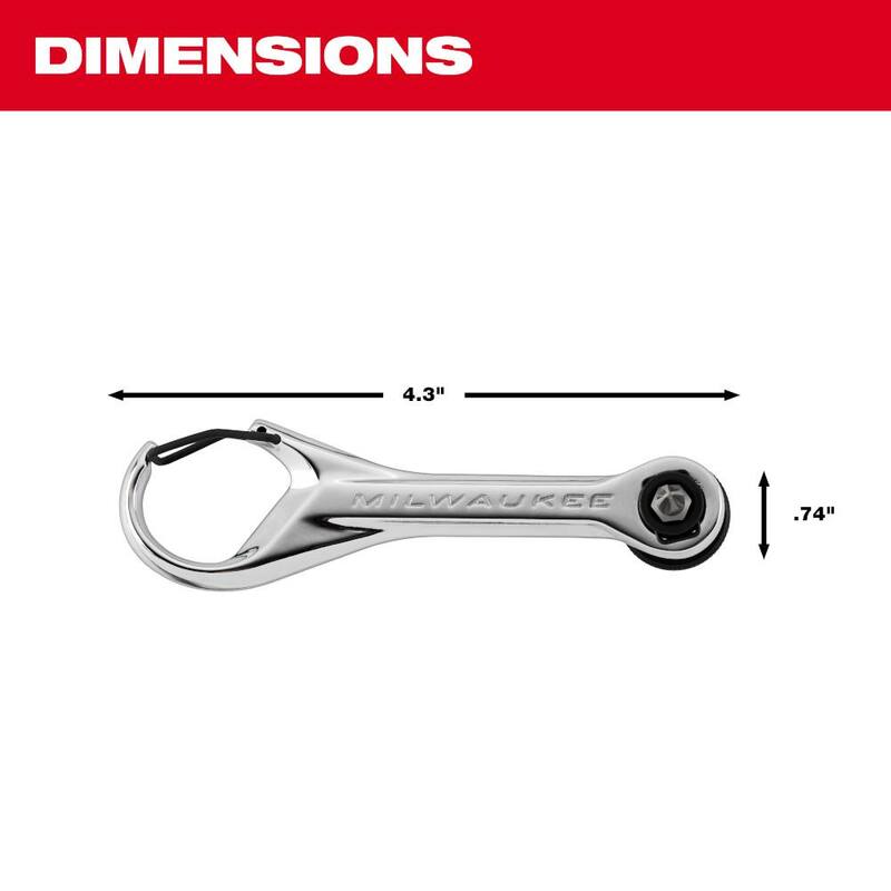 Llave de trinquete mini multibrocas Milwaukee 7 en 1 - 48-22-2950